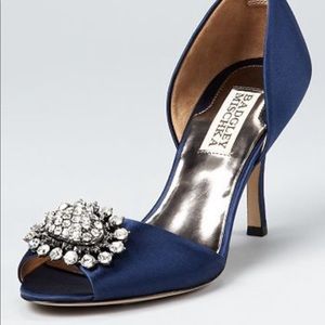 Badgley Mischka Blue Lacie Heels